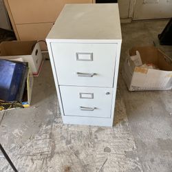2-Drawer Metal File Cabinet 