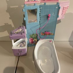 Barbie Doll All Around The Home Bathroom 
