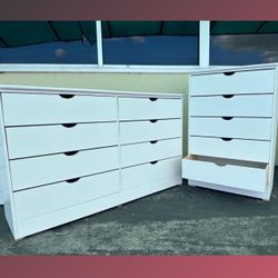 8 and 5 drawers dresser / Five and Eight drawers dresser