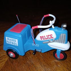 VTG Hallmark Kiddie Car, Police Cycle