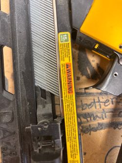 DeWalt 16” nail gun