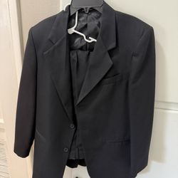 Van Heusen Teen Boy Suit  Black 