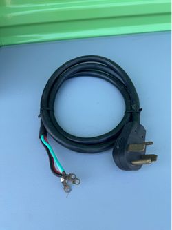 4-Wire Range Power Cord
