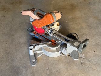 RIDGID 10” Dual-Bevel Sliding Compound Miter Saw