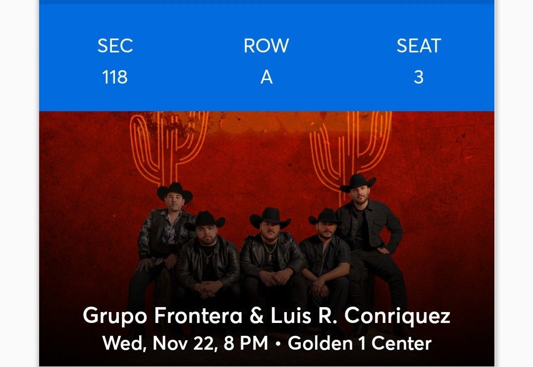 Grupo Frontera Tickets