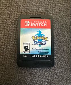 Pokémon Sword Nintendo Switch Game Cartridge