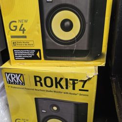 Krk G4 7" Studio Speakers.