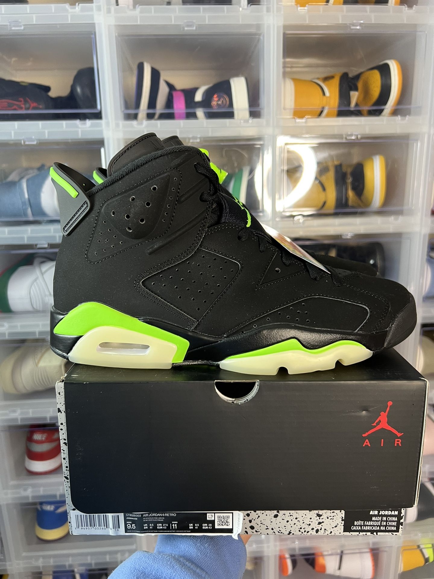NEW* Nike Air Jordan “ELECTRIC GREEN” Size Men