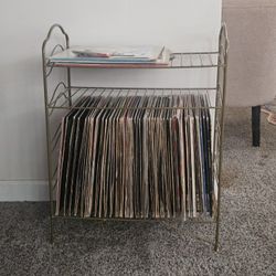 Vinyl Record Storage Shelf