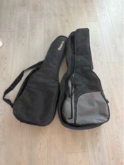 FREE 2 guitar cases with straps