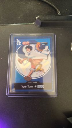 Dodgers x One Piece Luffy Promo card