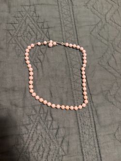 Genuine Pearl Beaded Necklace