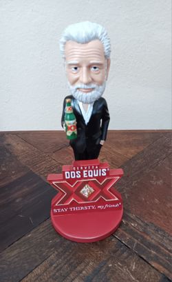 Dos Equis Interesting Man in the World Bobblehead 8" Tall