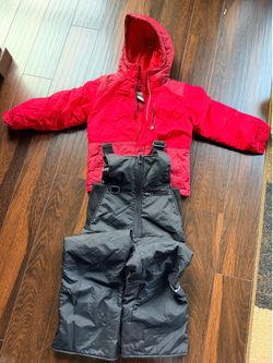 Used Carter's or OshKosh B'gosh boys' snow suit and bib pants for boys 7-8 years old
