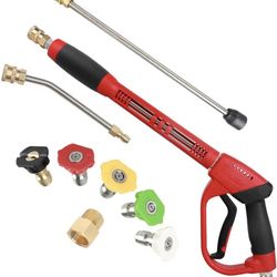 Pressure Washer Wand w 5 Interchangeable Tips - NEW