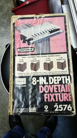 Craftsman 8", dovetail fixture
