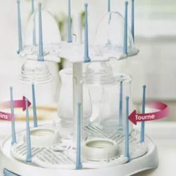 Bottle Drainer With Milk Bottles