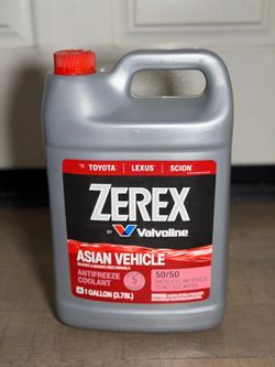 Zerex Asian Vehicle 50/50 Antifreeze/Coolant - 1 Gallon - New