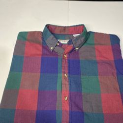 McGregor Classics Vintage Long Sleeve Button Down Shirt  Mens Size XL