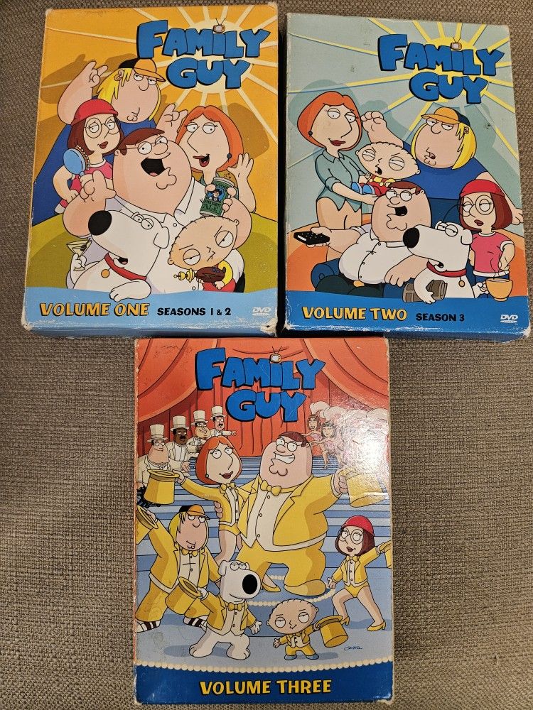 Family Guy - Seasons 1, 2, and 3 on DVD