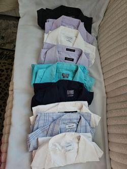 Business man long  sleeve shirt  Calvin Klein & mor  size  L (16.5) only $10 ea