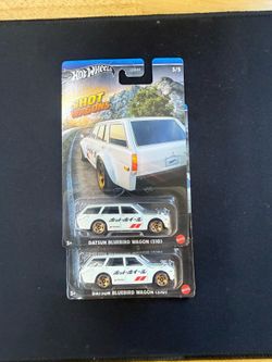 Hot Wheels Datsun Wagon Silver Line