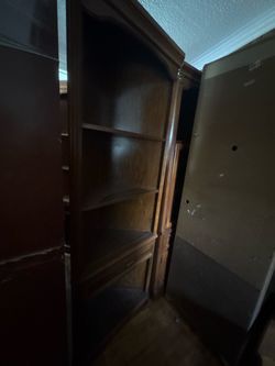 Two corner cabinet cabinets