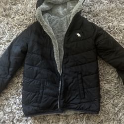 Large Abercrombie Jacket Reversible