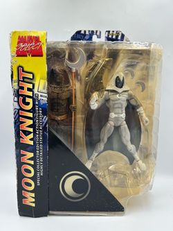 NEW MARVEL SELECT COMIC MOON KNIGHT WITH KHONSHU STATUE 2006 DIAMOND