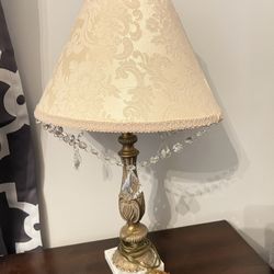 Vintage Gold Lamp Set Of 2 