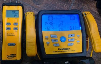 Fieldpiece Refrigerant Manifold & Fieldpiece Manometer