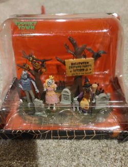 Lemax Spooky Town Halloween Costume Party Figurine Set