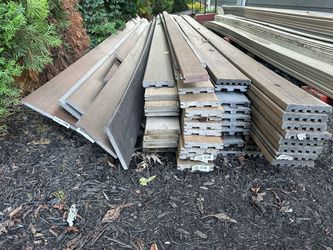 Composite decking boards new fascia