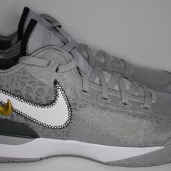 Nike Lebron NXXT Gen "Wolf Grey Metallic Gold"