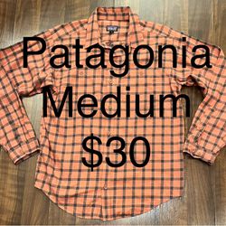 Patagonia Shirt Medium Organic Cotton 