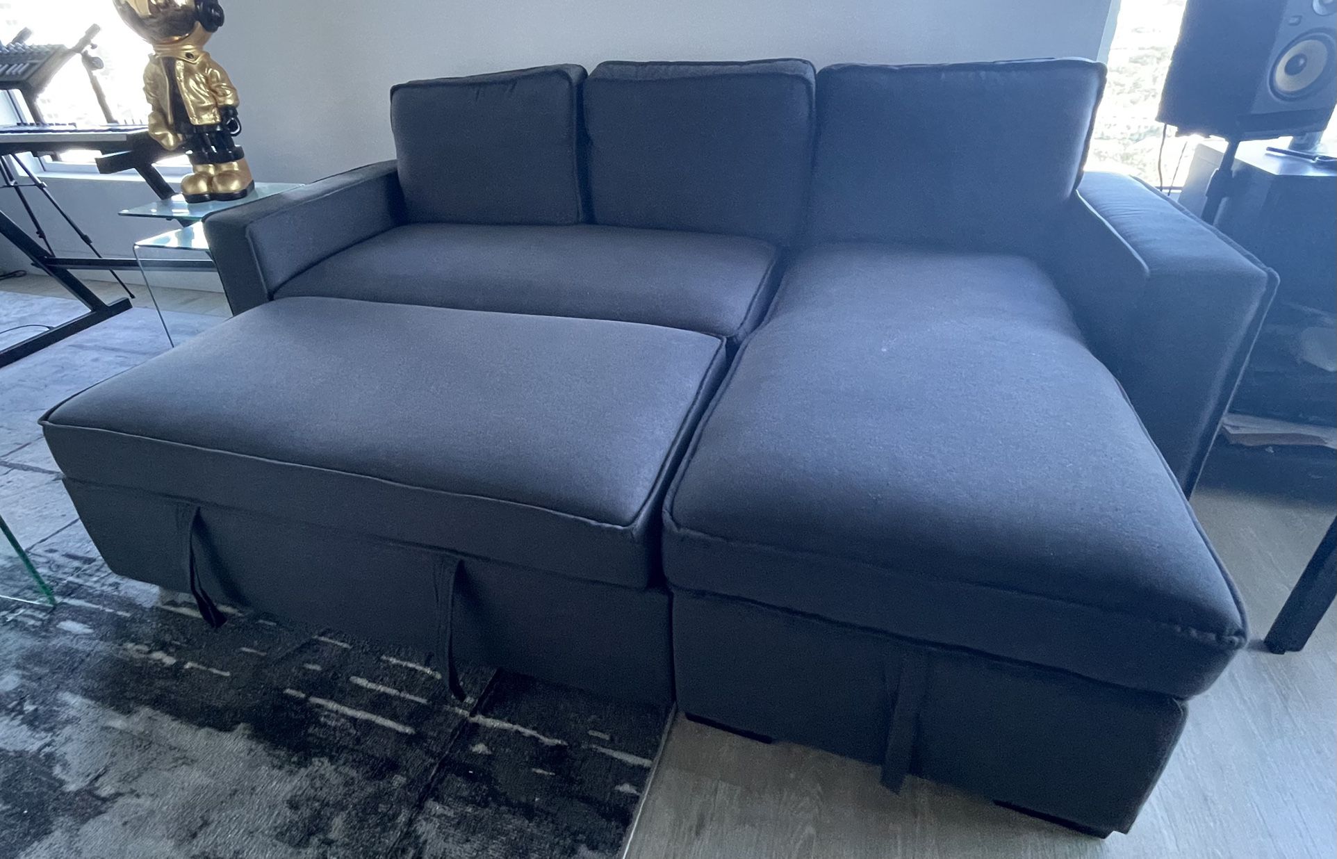 Modern Sectional Sofa Sleeper Couch