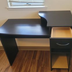 Home Office Desk with Easy-Glide Drawer