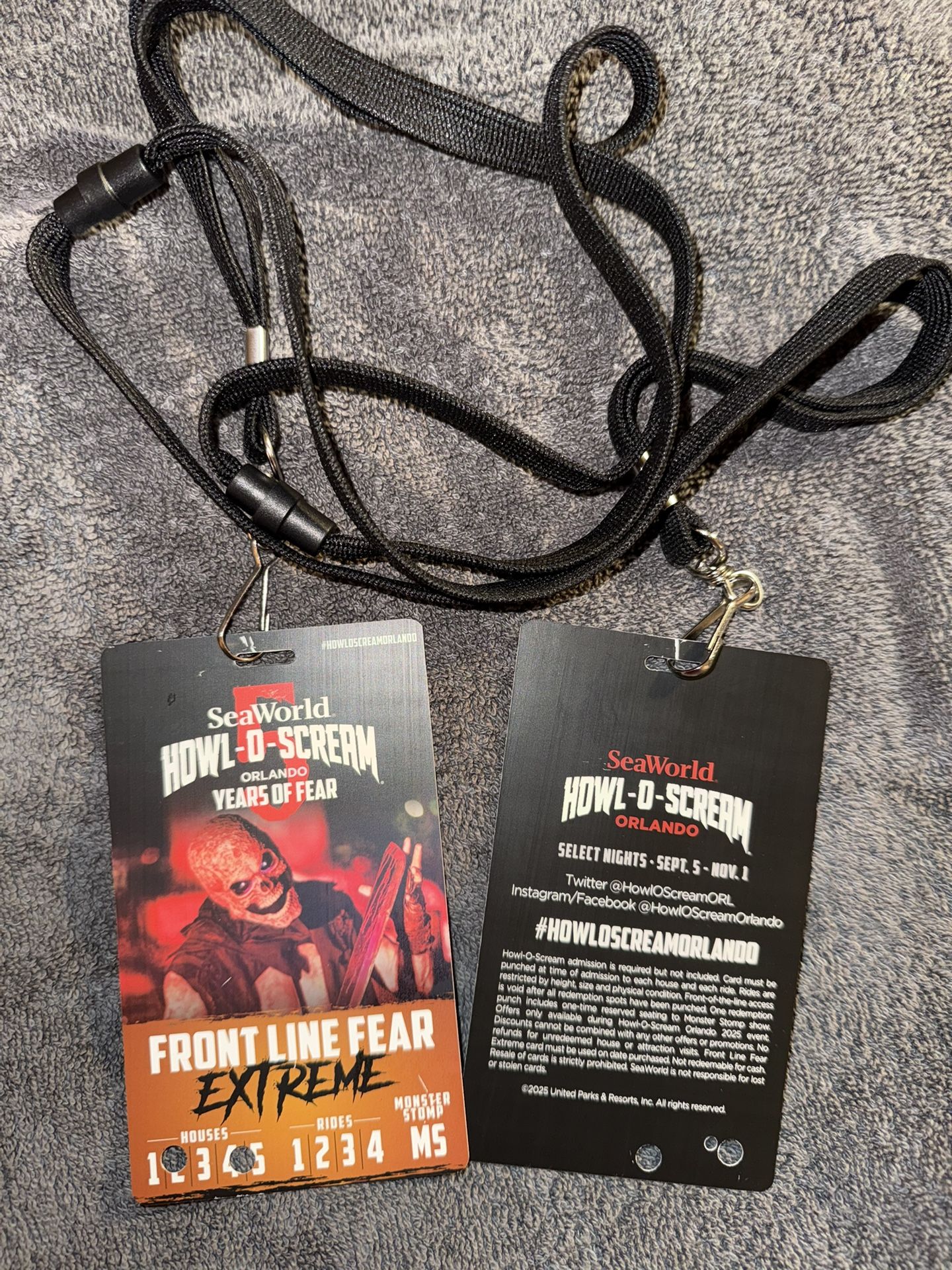 SeaWorld Howl-O-Scream Fast Pass