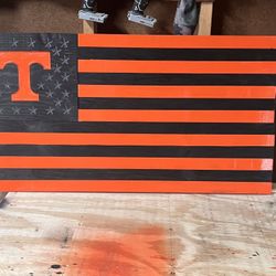 Custom Wooden Flags