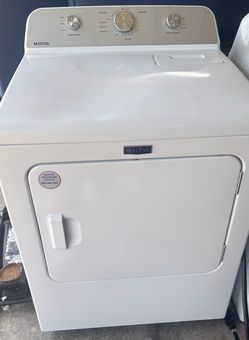 Maytag White Front-Load Dryer