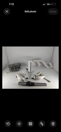 Wii with accessories bundle