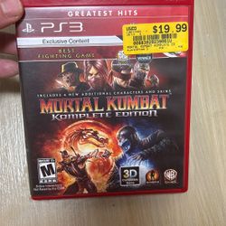 Mortal Kombat Komplete Edition PS3 