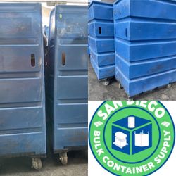 Laundry carts plastic industrial grade