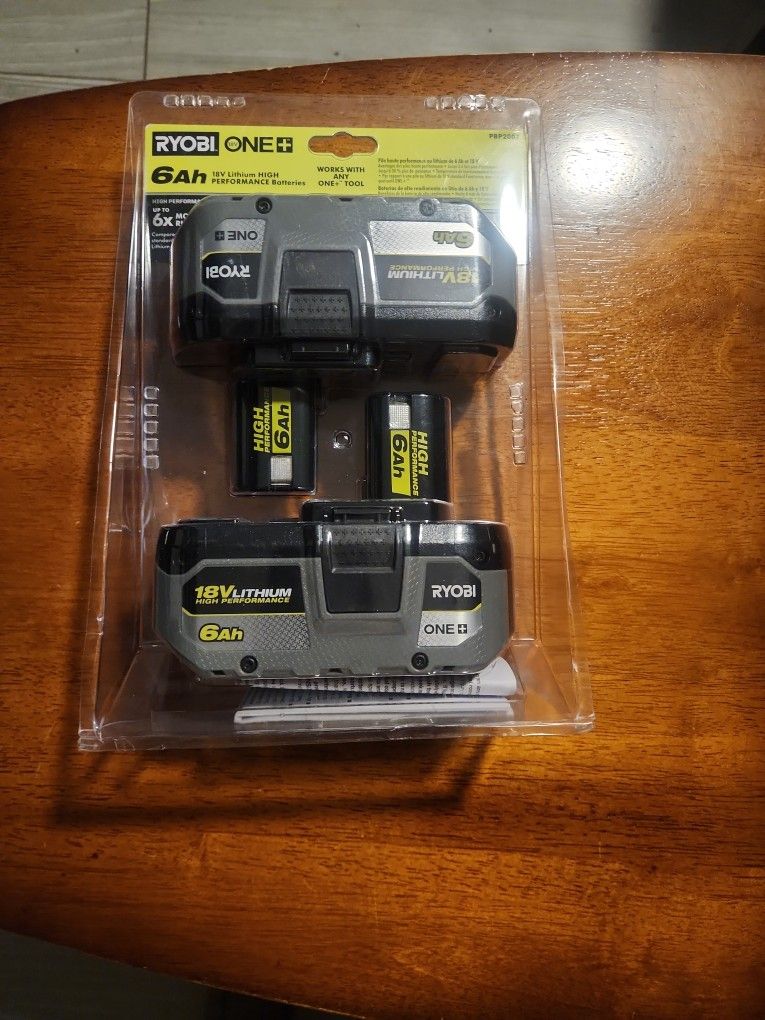 Ryobi 18v Battery 6.0Ah High Performance