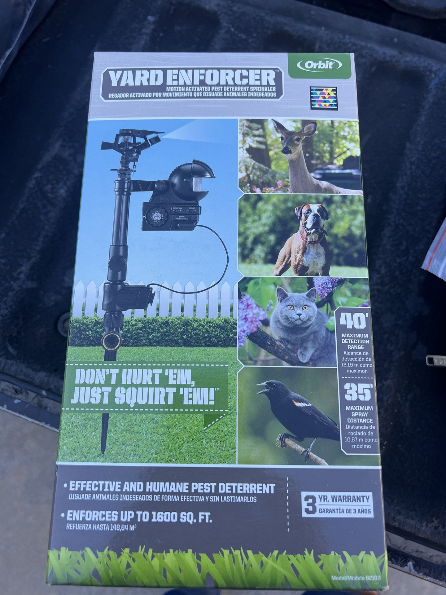 Orbit Yard Enforcer Pest Deterrent Sprinkler