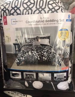 New bed set.