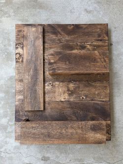 Rustic Wooden House Number Sign - Handmade & Customizable