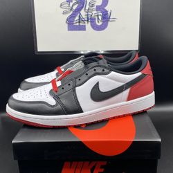 Jordan 1 Low Black Toe