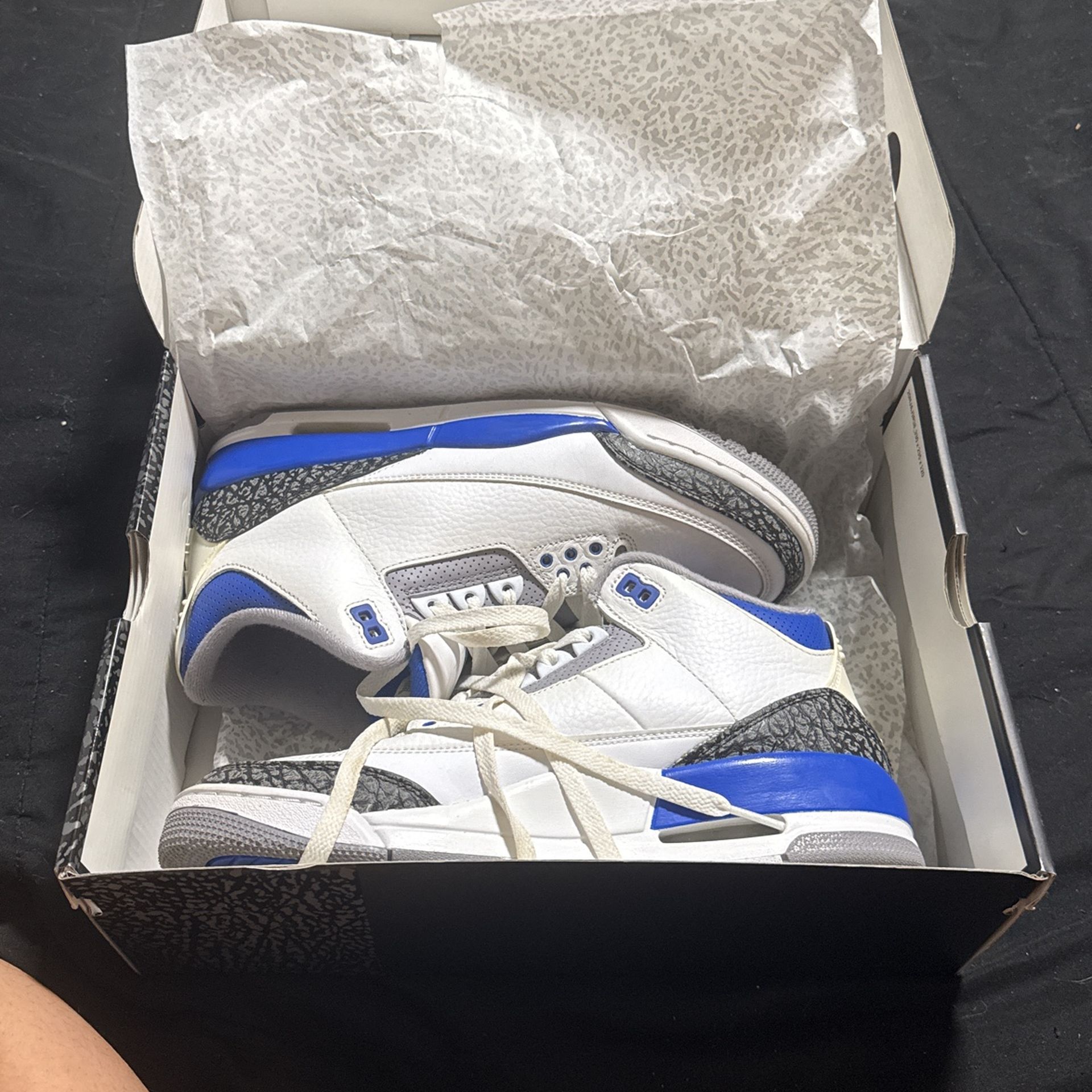 Air Jordan 3 Retro “Racer blue” Size 9