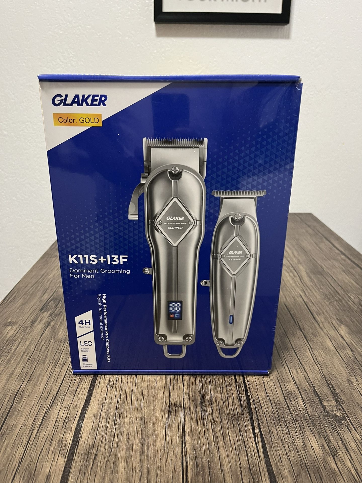 GLAKER Hair Clippers for Men - Cordless 2 in 1 Versatile Hair Trimmers BRAND NEW